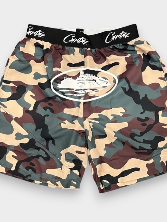 Cortiez Other - Corteiz Camo Athletic Shorts green/brown/tan Mens Large